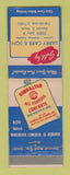 Matchbook Cover - Gibraltar Concrete Larry Carr Son Detroit MI