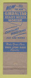 Matchbook Cover - Gibraltar Concrete Larry Carr Son Detroit MI