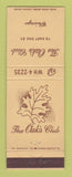Matchbook Cover - The Oak's Club Chicago IL