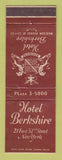 Matchbook Cover - Hotel Berkshire New York City WEAR