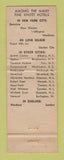 Matchbook Cover - Hotel Berkshire New York City WEAR