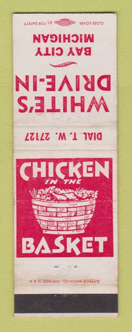 Matchbook Cover - White's Drive In Bay City MI WEAR