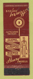 Matchbook Cover - Henry Hotels Kearney Hastings NE bellhop WEAR
