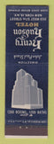 Matchbook Cover - Henry Hudson Hotel New York City