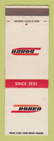 Matchbook Cover - Dohrn Trucking Rock Island IL WEAR