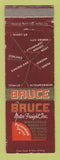 Matchbook Cover - Bruce Motor Freight Trucking WEAR