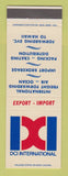 Matchbook Cover - DCI Freight Trucking Forwarding Los Angeles San Francisco CA