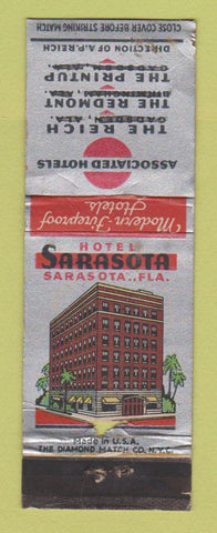 Matchbook Cover - Hotel Sarasota FL WORN