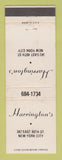 Matchbook Cover - Harrington's New York City WEAR