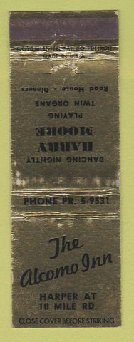 Matchbook Cover - The Alcomo Inn Detroit MI Harry Moore WEAR