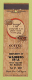 Matchbook Cover - Wandreis Grill Detroit MI