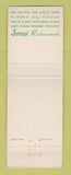 Matchbook Cover - Jerry's Restaurants CHAIN