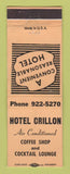 Matchbook Cover - Hotel Crillon Chicago IL WEAR