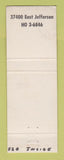 Matchbook Cover - Surf Detroit? MI WEAR