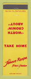 Matchbook Cover - Famous Recipe Fried Chicken Lincoln Park St Clair Shores MI