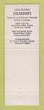 Matchbook Cover - Famous Recipe Fried Chicken Lincoln Park St Clair Shores MI