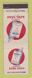 Matchbook Cover - Sano King Filter Tip Cigarettes DD Bean