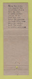 Matchbook Cover - Sano King Filter Tip Cigarettes DD Bean