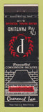 Matchbook Cover - Pantlind Hotel Grand Rapids MI Charcoal Inn