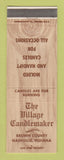 Matchbook Cover - The Village Candlemaker Nashville IN candles