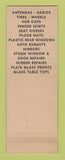 Matchbook Cover - Al's Glass Auto Supply Lincoln Park Wayne MI
