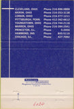 Matchbook Cover - Bearing Distributors Pittsburgh PA 40 Strike