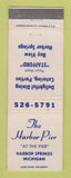 Matchbook Cover - Harbor Pier Harbor Springs MI restaurant