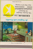 Matchbook Cover - Chapman Burrous Furniture Geness PA 40 Strike