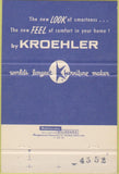 Matchbook Cover - Chapman Burrous Furniture Geness PA 40 Strike