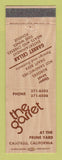 Matchbook Cover - The Garret Restaurant Campbell CA