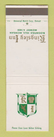 Matchbook Cover - Kingsley Inn Bloomfield Hills MI