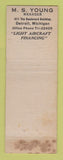 Matchbook Cover - National Discount Corp Auto Loans South Bend IN