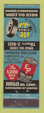 Matchbook Cover - Argo Oil gas US Tires Detroit MI