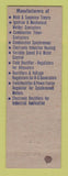 Matchbook Cover - Weltronic Detroit MI weld sequence timers controls