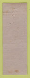 Matchbook Cover - Hotel Ashton ID Derby Club WORN