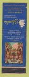 Matchbook Cover - Columbia Spanish Restaurant Tampa FL WORN
