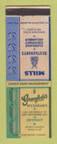 Matchbook Cover Greenfield's Restaurants Detroit MI Mills Cleveland Columbus OH