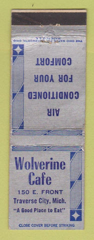 Matchbook Cover - Wolverine Cafe Traverse City MI WEAR