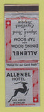 Matchbook Cover - Allenel Hotel Ann Arbor MI