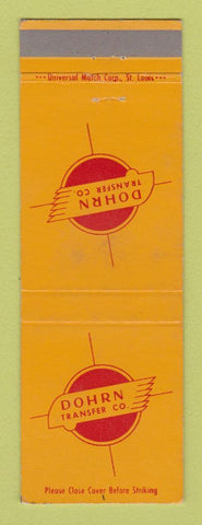 Matchbook Cover - Dohrn Transfer Trucking Rock Island IL