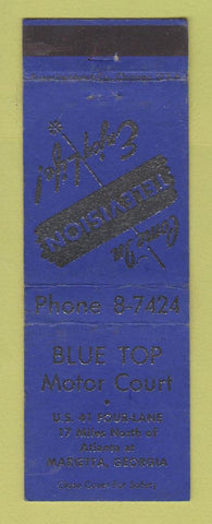 Matchbook Cover - Blue Top Motor Court Marietta GA WEAR