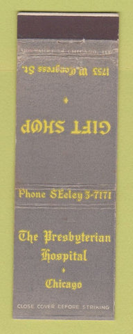 Matchbook Cover - Presbyterian Hospital Chicago IL Gift Shop