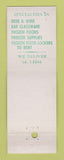 Matchbook Cover - McKenna's Detroit MI