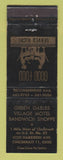 Matchbook Cover Green Gables Village Motel Sandwiches Shoppe Cincinnati OH WEAR