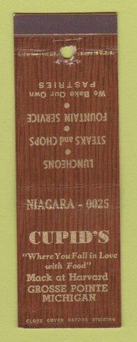 Matchbook Cover - Cupid's Restaurant Grosse Pointe MI