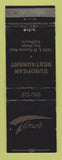 Matchbook Cover - Tino's European Restaurant San Mateo CA WEAR