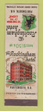 Matchbook Cover - Rockingham Hotel Portsmouth NH WEAR