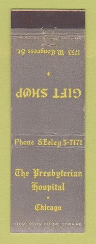 Matchbook Cover - Presbyterian Hospital Chicago IL Gift Shop