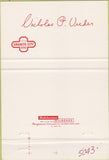 Matchbook Cover - Granite City Steel Nicholas Veeder 40 Strike