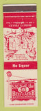 Matchbook Cover Sign of the Beefeater Restaurants Royal Oak Detroit Dearborn MI